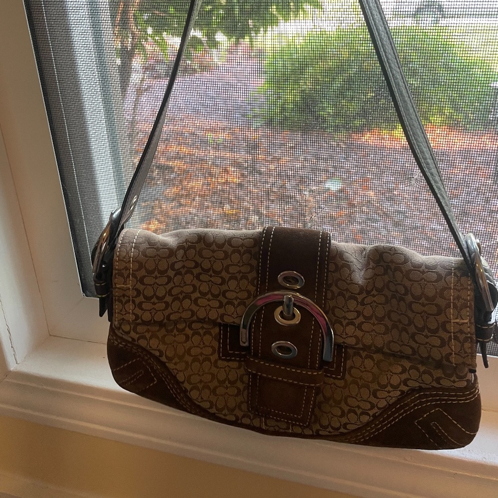 Y2K coach hampton boho buckle bag